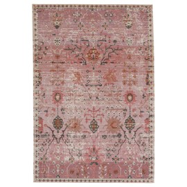 Jaipur Living, Outdoor 2x8 Runner Rug, Vintage Pink/White Patio Rug