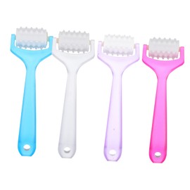 BIUDECO 4pcs Manual Facial Roller Ergonomic Beauty Device for Skin Wrinkle Reduction and Improved Tone Massage Tool for Women Skincare Routine