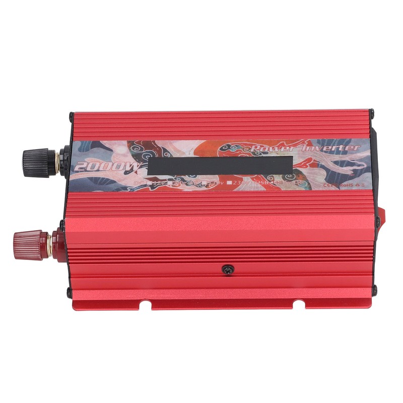 Car Power Inverter DC to AC Fast Heat Dissipation LCD