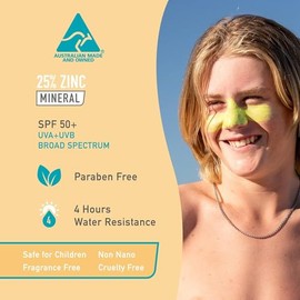 Sun Zapper Zinc Stick Yellow SPF 50  Protector Solar Mineral en Stick a base de zinc color AMARILLO 12g Alta proteccin solar UVAUVB Damplio espectro  