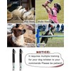 Dog Whistle, 2Pcs Professional Ultrasonic Dog Training Whistle, Adjustable Frequency