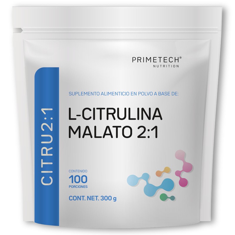 Primetech Nutrition L Citrulina Malato 2:1 Pura En Polvo Bolsa