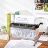 A4 Paper Manual Shredder - Black Portable Mini Paper Grinder