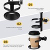 Mic Cup Holder Adjustable Microphone Mount , Drink Bottle Rack