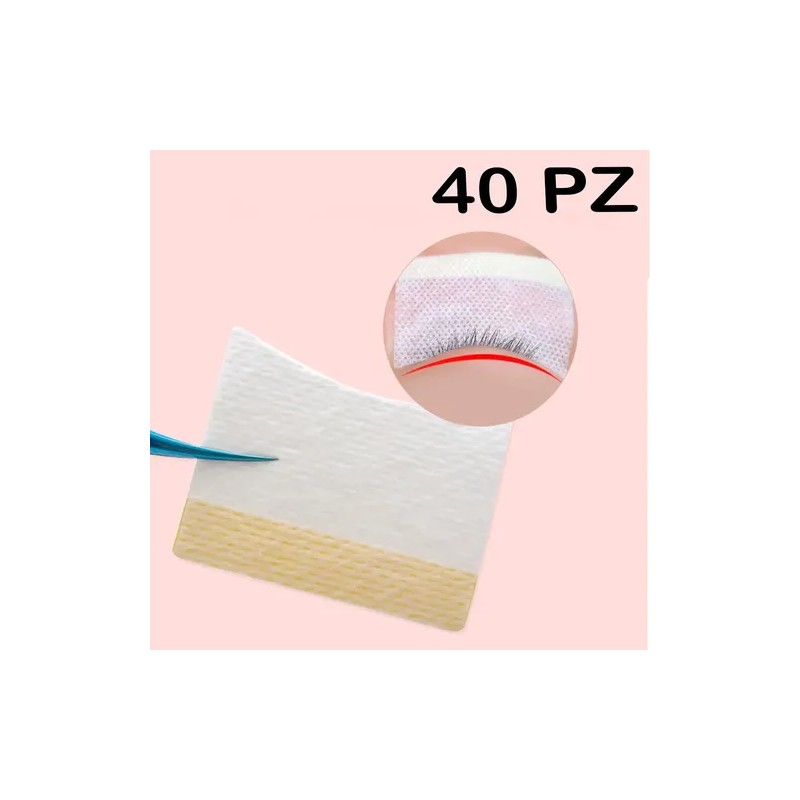 Parches De Algodón Extensión De Pestañas Maquillaje 40 Pz F