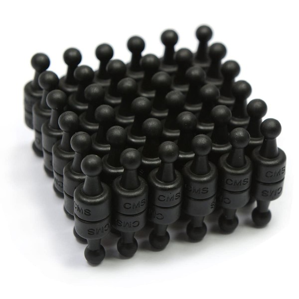 CMS Magnetics - (180-Pack Small NeoPin Black) Strong Neodymium Magnetic