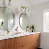WOSHITU Bathroom Vanity Light Fixtures: 3-Lights Mid Century Modern Vanity
