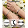 Geyynow 2 Pcs Dont Let the Hard Days Win Bracelet,