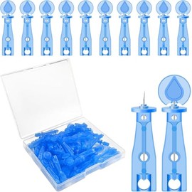 MEISO Blackhead Blemish Remover, 50 PCS Disposable Acne Pimple Whitehead Popper Needle Face Beauty Tool for Beauty Salon, Home Use Sterile Needles for Pimples Blackhead Removal Tools Kit