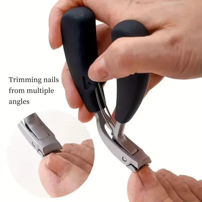 Cortaúñas profesional extra grande para uñas gruesas de acero inoxidable
