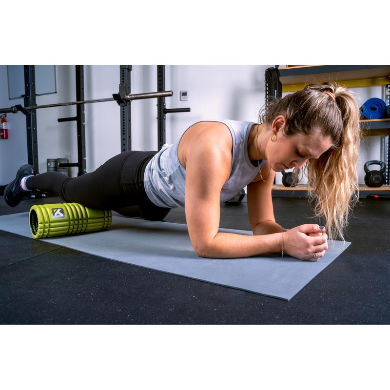TriggerPoint Grid Fascia Roller with Free Online Videos, Compact Massage