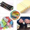 500pcs Rubber Bands Coloured Elastic Bands File Folder Elastic Rubber