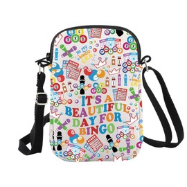 Bingo Gifts for Women Bingo Game Gift It's A Beautiful Day for Bingo Makeup Bag Bingo Lover Gift, Bingo Cr Eu, Cosmetic bag with print