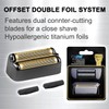 FXONE Shaver Replacement Foil and Cutter Compatible with BaBylissPRO FXONE