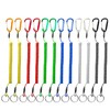 HiBD Fishing Lanyard Coiled Lanyard Multi Colored Fishing Tether with