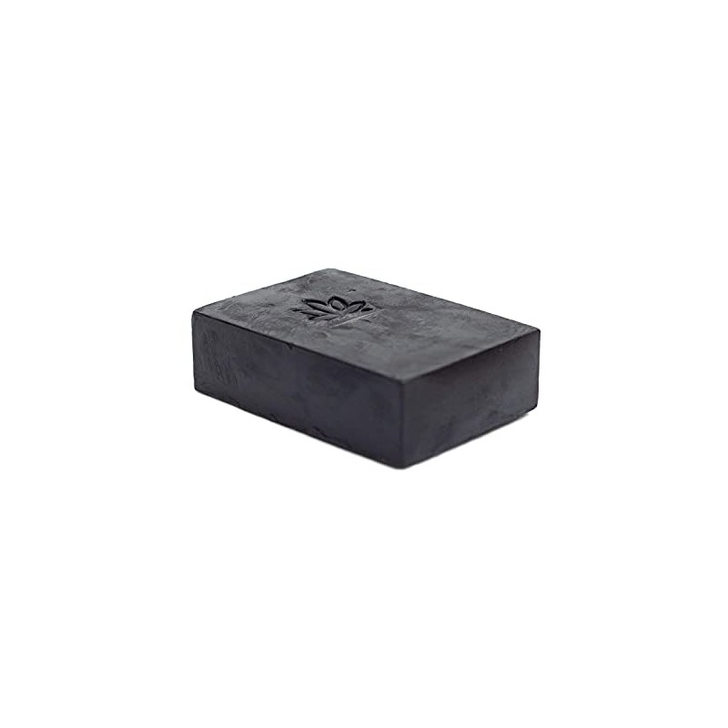 Jabón de carbón activado natural y vegano, 110 gr Beohemp