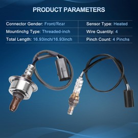 O2 Oxygen Sensor Upstream and Downstream for Nissan SR S SL Sentra Custom Elite Emotion 2010-2012, for Nissan Sentra Luxury Premium 2010, O2 Sensor Replace 234-9082 234-4380 2Pcs