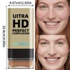 KAFURUX Concealer, 1 Count Lightweight Concealer, Full Coverage Flawless Makeup