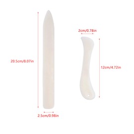 ArrErr 6 Pack Plastic Bone Folder Paper Creaser Set Origami Paper Creaser Crafting Tool for Origami Squares Sheets Scoring Creasing Scrapbooking DIY Folding Crafts Card Making Scrapbook Decor