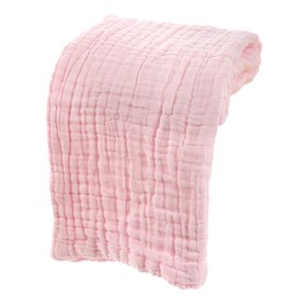 haruju Gauze Blanket, 6 Layers, Baby Skin-friendly, Cotton Gauze (Pink)
