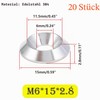 Ctyjia Countersunk Washer, Stainless Steel Washer, M6 x 15 mm