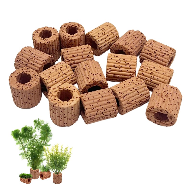 Rainmae 16 Pcs Aquatic Water Plant Fixed Rings, Water Plants