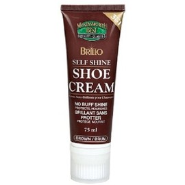 Moneysworth & Best Shoe Care Self Shine Shoe Cream, Brown, 2.64-Ounce