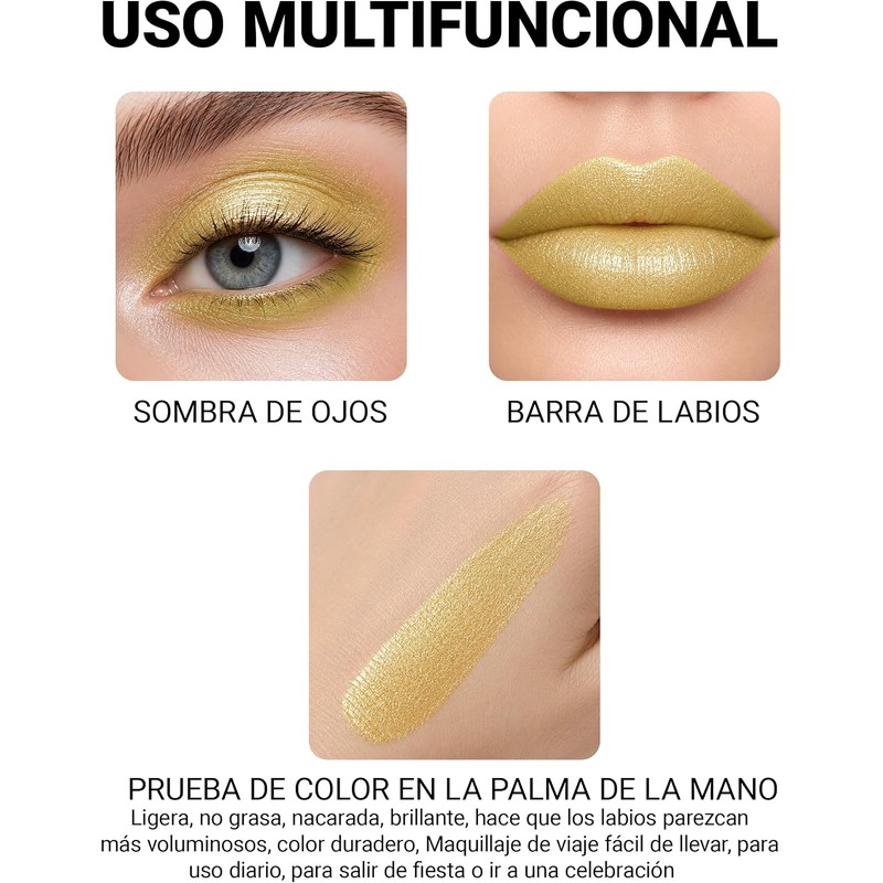 Erinde 2PCS Delineadores de Labios con Brillo, Fáciles de Aplicar,