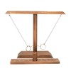 Namvo Wooden Ring Toss Tabletop Hook Ring And Wooden Party