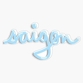 Magnet Saigon Magnet Bumper Sticker Car Magnet Flexible Reuseable Magnetic Vinyl 5"