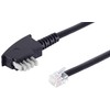 1aTTack.de TAE-N Male to RJ12 Western 6/6 Fax Cable 3.0