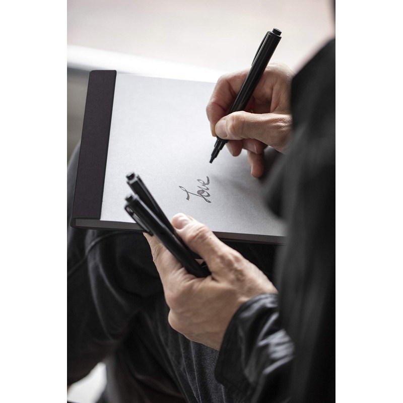Rhodia 116106C Grey Maya Pad Notepad Stapled at the Head
