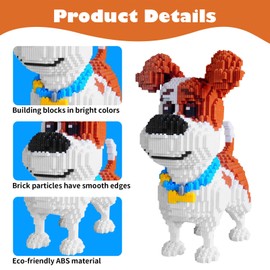 ANCCRIE Building Blocks for Dogs, Micro Blocks Set, Particle Building Block Set, Micro Building Blocks Adults, Nano Micro Mini Blocked DIY Toy for Adults