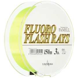 YAMATOYO Line Fluoro Flash Raise 150m Yellow No. 0.8