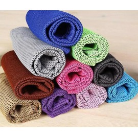 Kid Technologies 10X COOLINGTOWEL Gym Yoga Workouts Sports Running Jogging Fitness NAVY BLUE ONLY