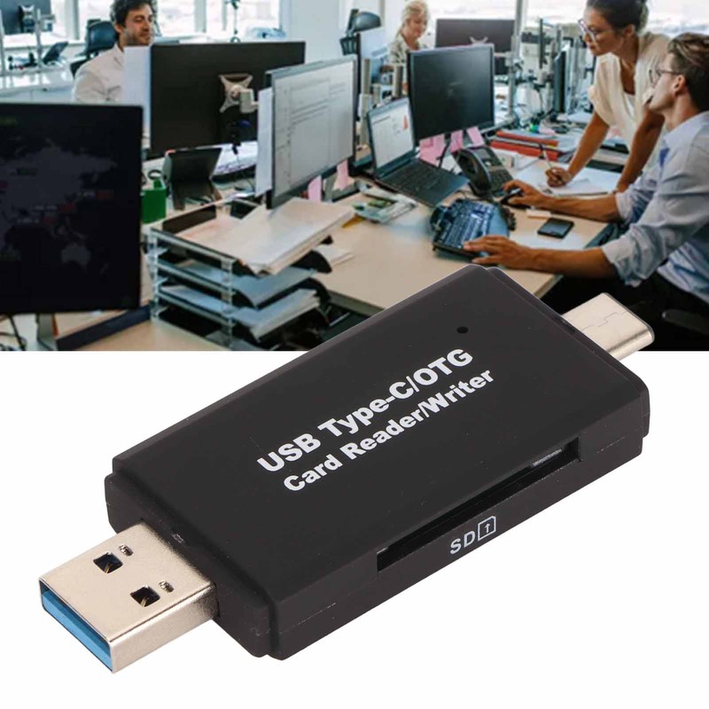 USB C Memory Card Reader Professional Plug and Play OTG
