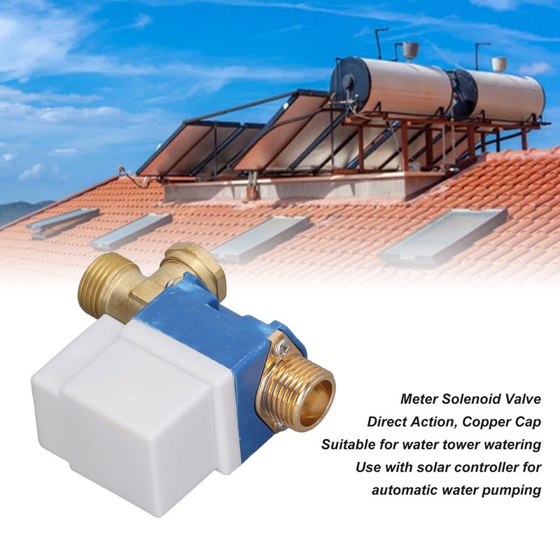 4/5in Meter Electric Solenoid Valve Normally Closed Solar Water Heater