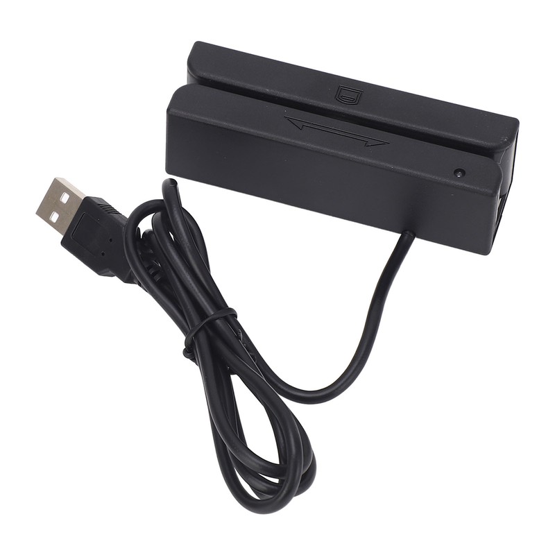 3 Track Magnetic Stripe Card Reader Bidirectional Manual USB Card