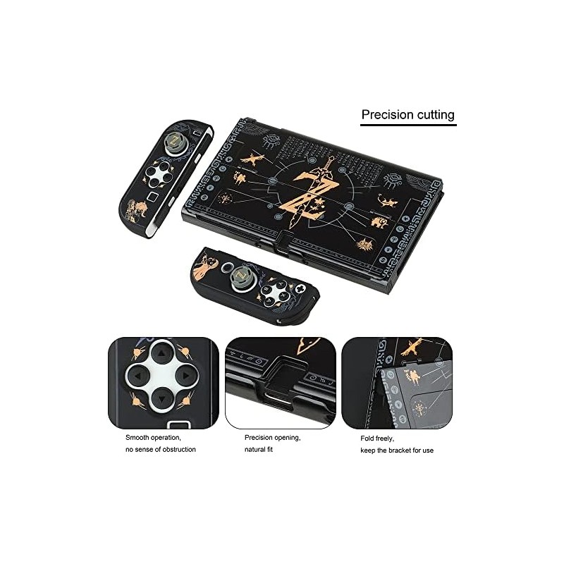Dockable Protective Case Compatible with Switch OLED 2021, Hard Shell