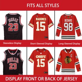 AVIVA Sports- Invisible Wall Jersey Hanger | Jersey Hanger for Wall Display | Great for Any Sports Jerseys | Sports Display (Single Pack)