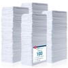 Simpli-Magic Cotton Shop Towels, Commercial Grade White, 100 Pack, Size: