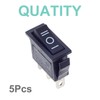 5Pcs SPDT 3 Pins 3 Position ON/Off/ON Toggle Rocker Switch