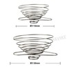 PAVIKE Coffee Dripper, Stainless Steel Dripper, 2-Pack, Different Size, Visible