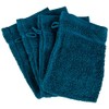 De Witte Lietaer 194686 Stephanie Waschlappen, Baumwolle, 4er Pack, Blaugr√ºn,