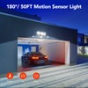 OREiN 4500LM/30W Flood Lights Outdoor, 240°/40FT Motion Sensor Outdoor Lights,