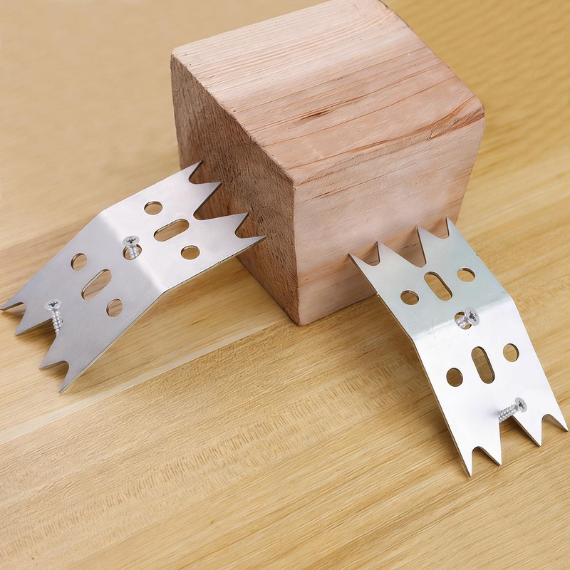 Wulankd 6 Pcs Slab Clamping Dogs for Woodworking Tools, Workbench