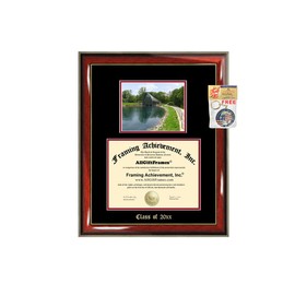 Diploma Frame Big Rose Hulman Institute Technology RHIT Graduation Gift Case Embossed Picture Frames Engraving Degree Graduate Bachelor Masters MBA PHD Doctorate School