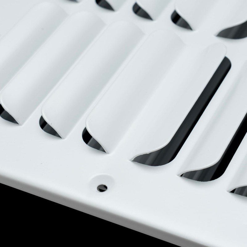 Fits 8x8 Duct Opening 2 Way Fixed Curved Blade Air