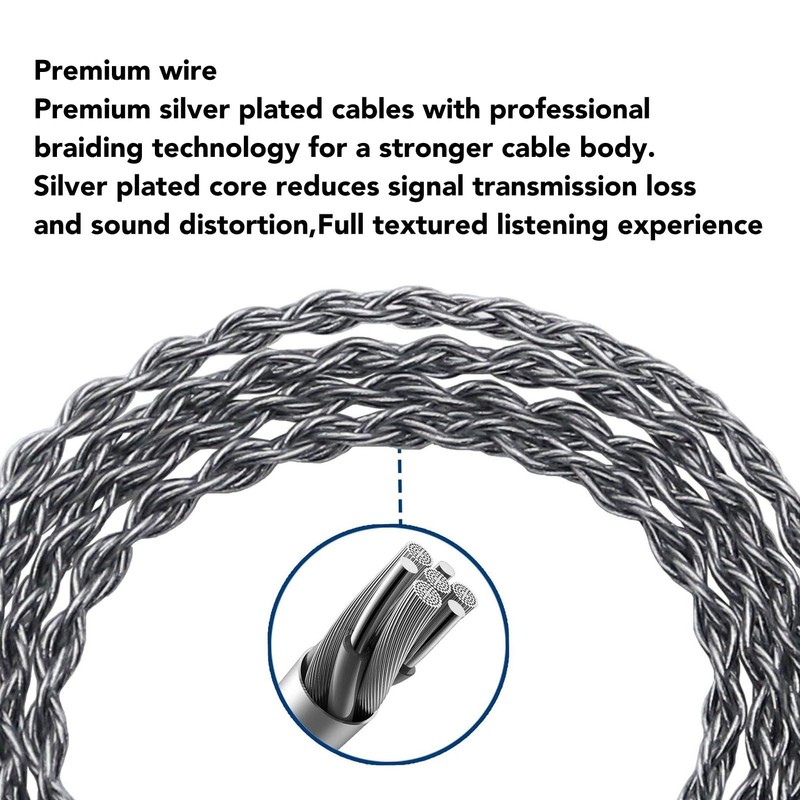 Earphone Cable Replacement for IE100 Pro IE400 Pro IE500 Pro,