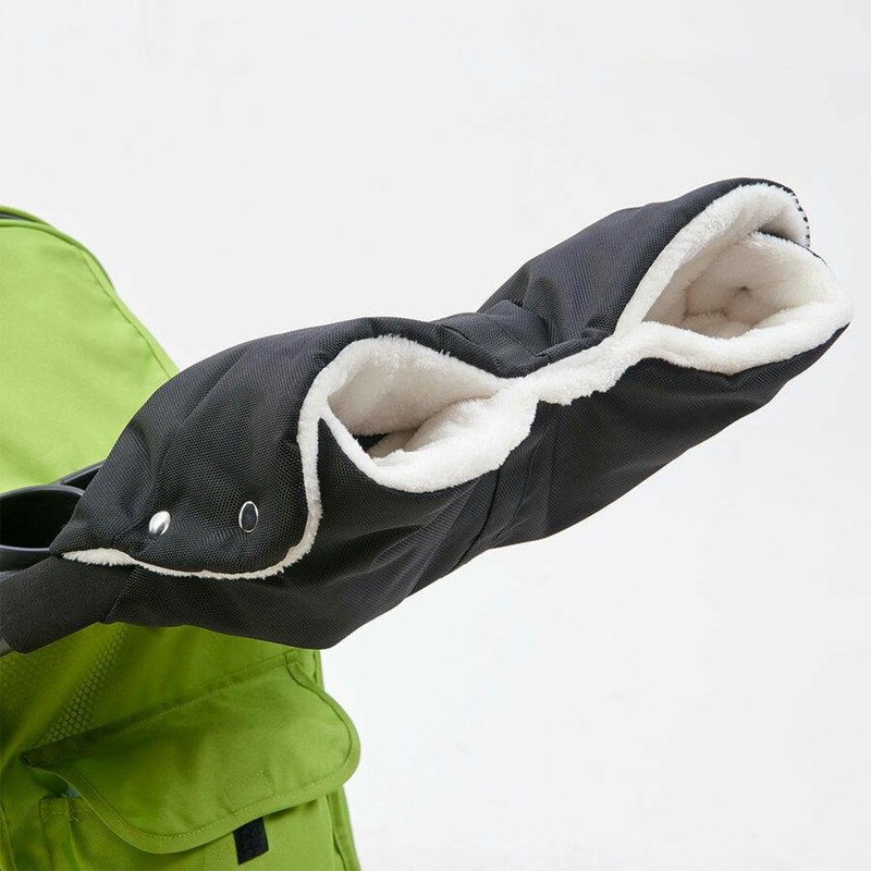 1 Piece Pram Handlebar Gloves, Stroller Wool Towel, Hand Warmer,